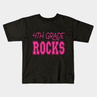 4th Grade Rocks Kids T-Shirt